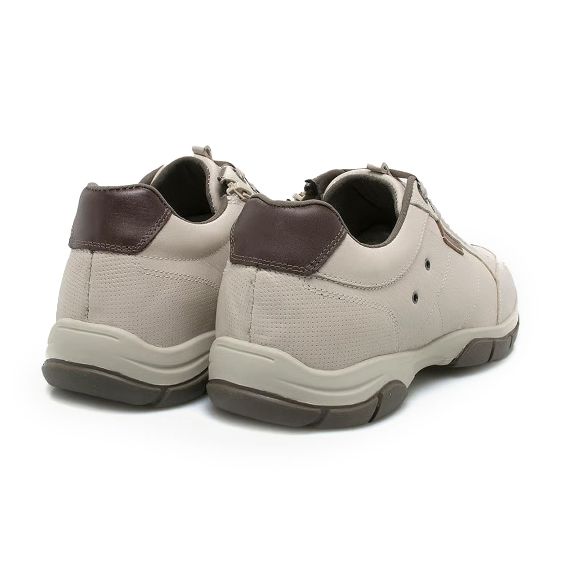 Ferricelli Tenis Casual ZR64405-NSC45 PalhaMouro Couro -5-
